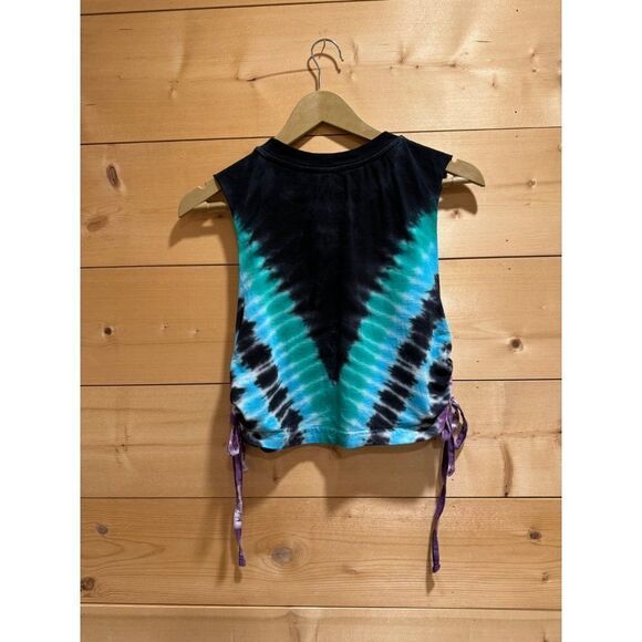 Power Rangers Tie Dye Cropped Tank Women's Small - Picture 4 of 6